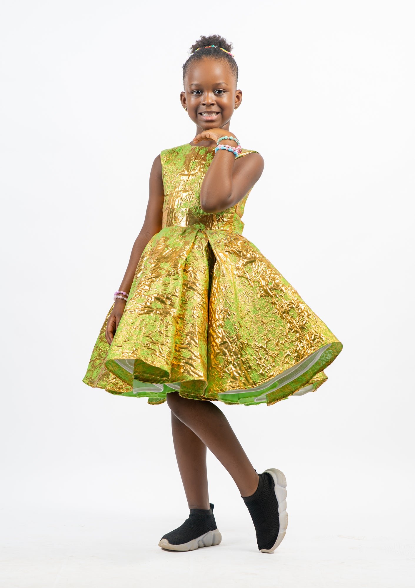 Karty Ball Dress-Green