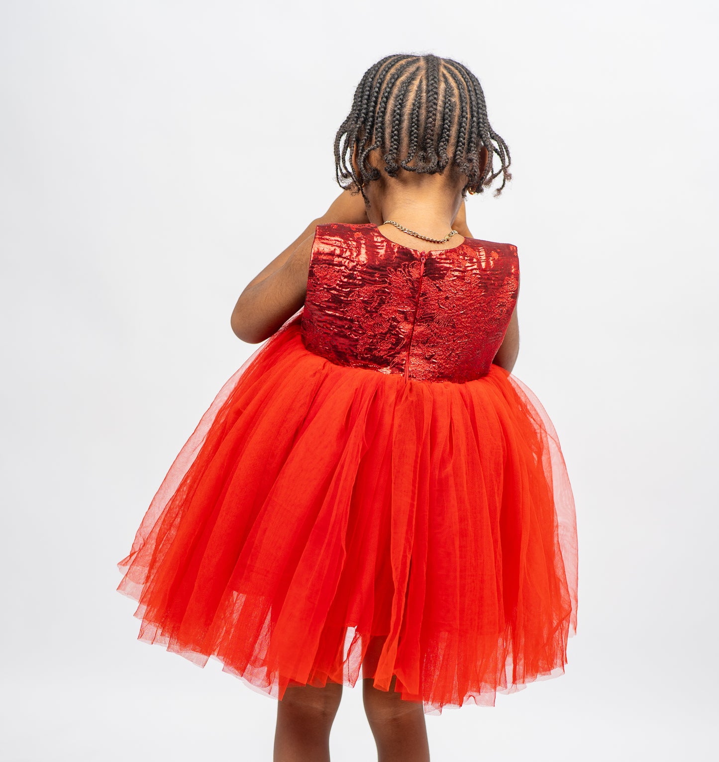 Kaima Baby Dress - Red